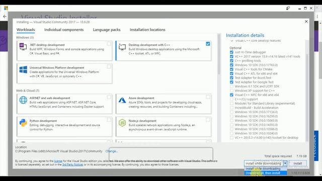 Desktop Application Development Tutorial 2 - Setup MFC in Visual Studio 2017