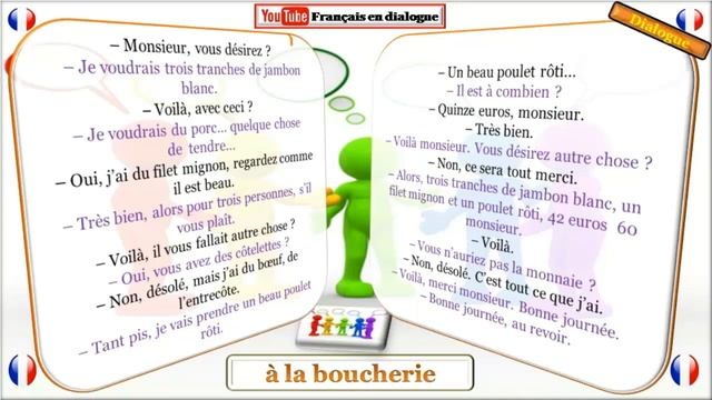 dialogues en francais intermediaire & learn french