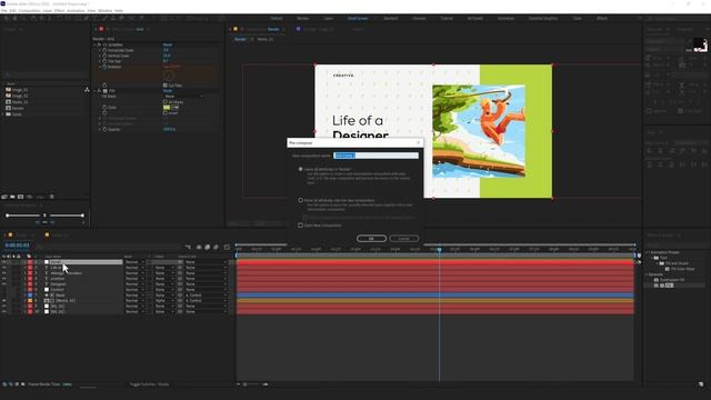 Учебное пособие по минималистичной и чистой анимации слайд-шоу After Effects