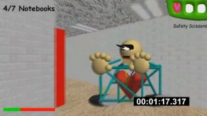 Baldi's Basics 1.3.2: 7/7 Notebooks in 2:26.464