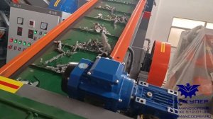 Линия по переработки кабеля MGS-800-01. Тестирование перед отправкой.