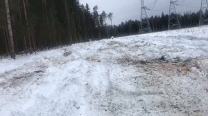 Третий день в лесу. ЛЭП. Расширение просек ЛЭП. Мульчирование ДКР. Аренда мульчера. Дробление веток.