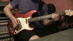 Instrumental Soft Rock trained improvisation on Strat (Dm)