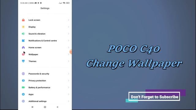POCO C40 wallpaper setting || How to Change POCO C40 Wallpaper смотреть онлайн