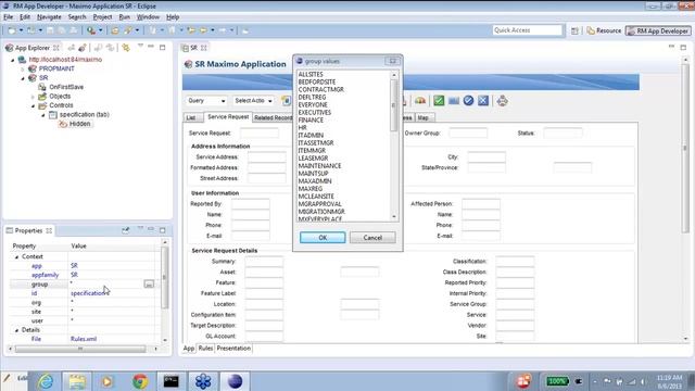 TRM RulesManager Studio App Designer Perspective | EAM Software | Total Resource Management смотреть онлайн