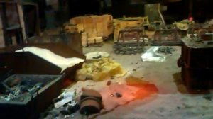 Заливка форм жидким металлом