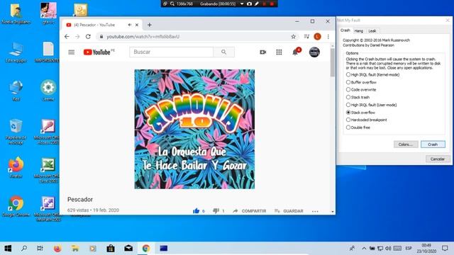 (Requested) Armonia 10 - Lamento de un Pescador (Salsa) has BSOD (on my Windows 10 VM) смотреть онлайн