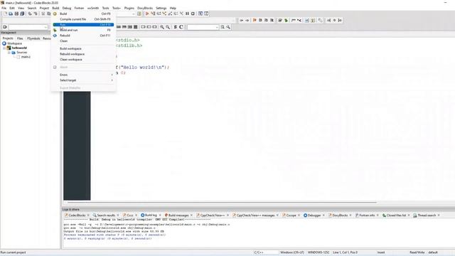 সি 3:  How To Create C Projects in Code Blocks | Build & Run C Project | C programming in Bangla