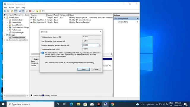 HARDISK PARTITION/ HOW TO CREATE HDD PARTITON FOR 256 GB SSD/ 100 GB PARTITION/ HARDISK смотреть онлайн