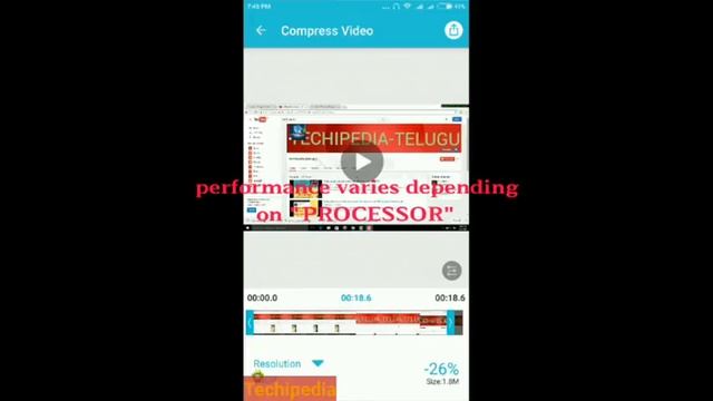 Telugu|How to compress videos without losing quality in Android!!! [#App_day series] смотреть онлайн