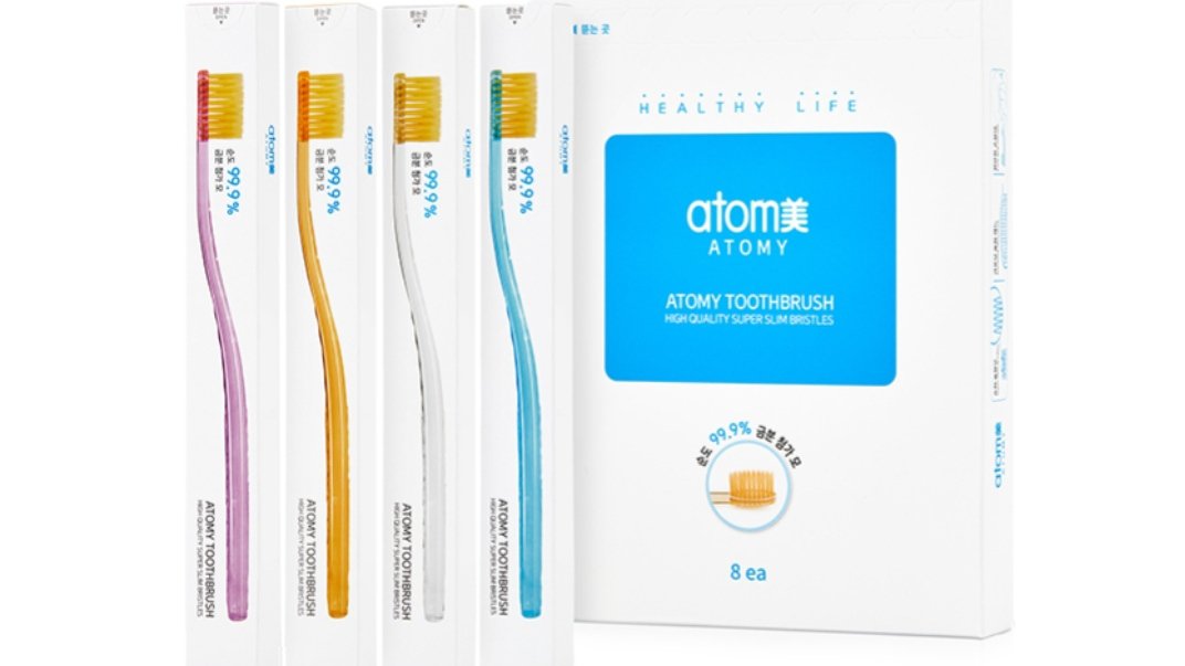 Распаковка зубных щеток от Атоми