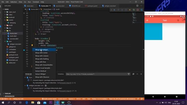 how to make an container clickable in flutter