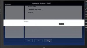 Harbour for Windows 8 Metro (video 2)