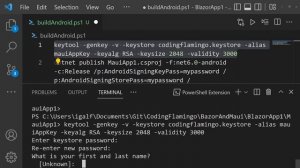 How to Build and Package MAUI App for Android