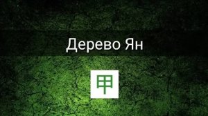СТИХИЯ ЛИЧНОСТИ: ДЕРЕВО ЯН