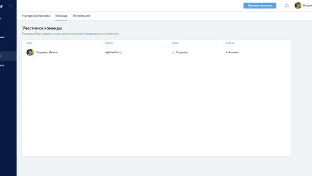 Начало работы с Fireoffer