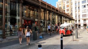 5K video. Madrid, Spain. Mercado de San Miguel.