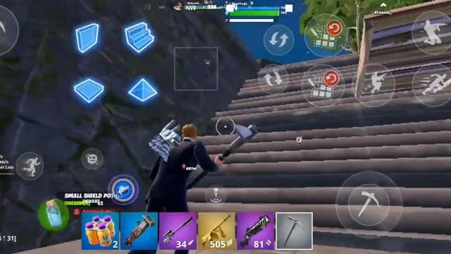 Fortnite Mobile [Chapter 4 Season 4] Low End Device Squads Gameplay #54 #realme6 #30fps