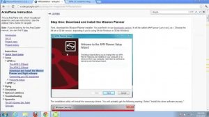 ArduCopter Mission Planner Installation and DirectX Error