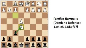 Ловим белых в дебюте Дамиано (Damiano Defense). Кто кого поймал?