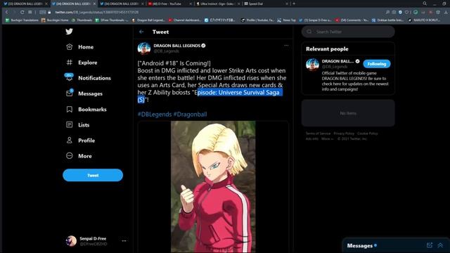 MAJOR MANTAINENCE COMING! NEW T.O.P ANDROIDS 17 & 18 ON THE WAY! (Dragon Ball Legends) смотреть онлайн