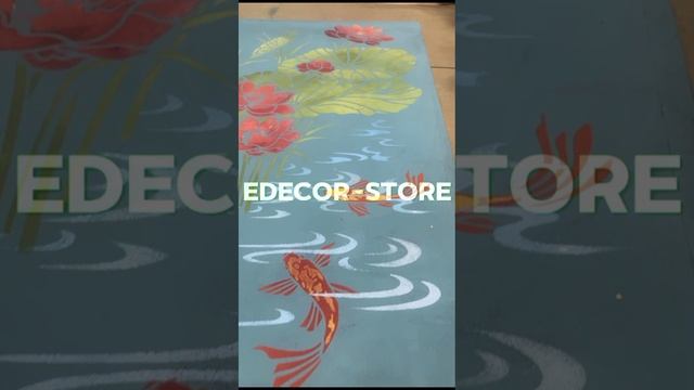 Рисовать картины легко с трафаретами для краски от Edecor!
