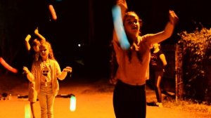 Шоу театра огня и света "Мама в сети" 1 поток, пои