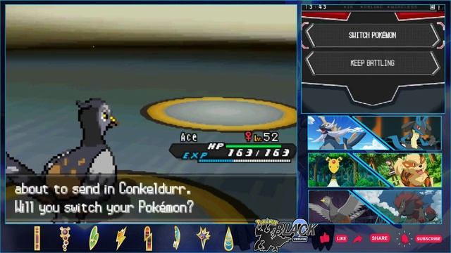 💪MARSHAL! 4th elite four battle😠 | Pokémon: Black 2 Gameplay EP32 in Hindi смотреть онлайн