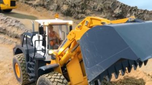 BRUDER Excavators | BRUDER Trucks CONSTRUCTION | just QUARRY WORK | Bruder RC for KIDs!