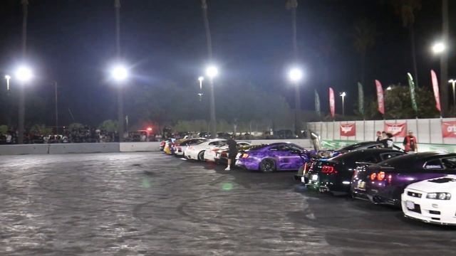 THE WORLDS LARGEST 2-STEP COMPETITION EVER! (R34 GTR, Lamborghini, Mustang) смотреть онлайн