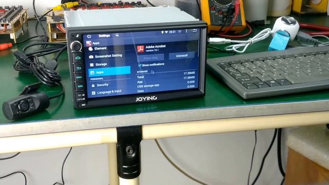 Joying 7" car stereo android double 2 din quad core 4.4.4 head unit GPS navigation system autoradio смотреть онлайн