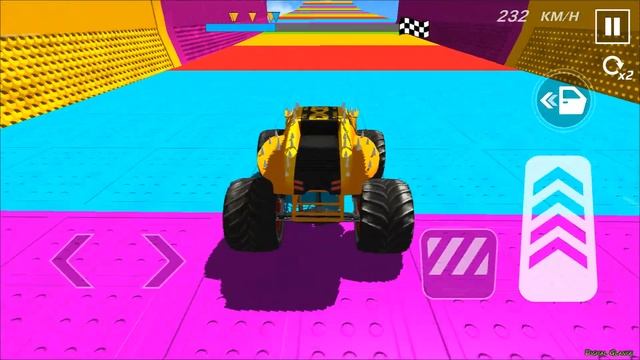 Monster Truck Stunt - Extreme Car Driving Monster Truck #6 | Android Gameplay смотреть онлайн