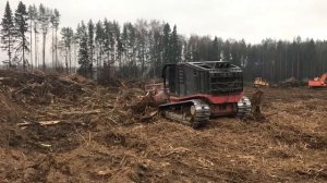 Мульчер РАПТОР 800. Переработка ДКР на ЦКАД. Москва. Расчистка участка. Расчистка ЛЭП. Дробление ДКР