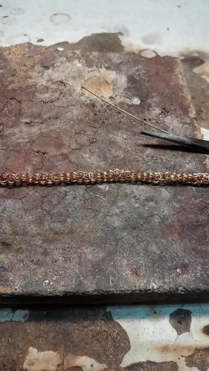 Ювелирная мастерская. 
Пайка цепочки в реальном времени