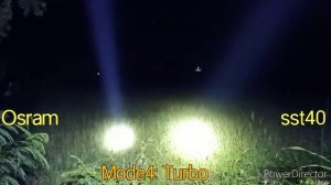 Convoy C8+ osram vs Convoy C8+ sst40 beam shots
