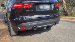 Jaguar F Pace 2.0 P250 Sport Exhaust Sound