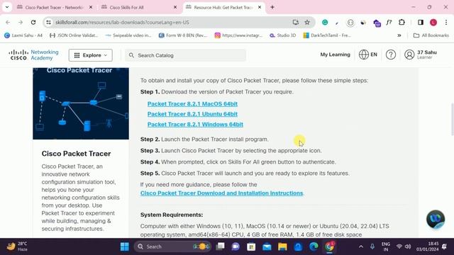 How to Download & Install Cisco Packet Tracer Step-by-Step Complete Guide 2024 | Cisco Packet Trace
