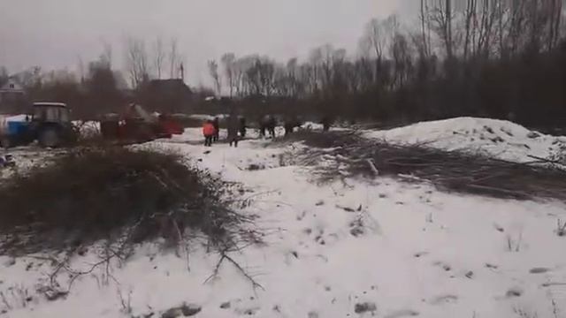 Дробим ветки. Измельчитель веток. Шредер. Аренда Дробилки веток. Расчистка участков. Расширение ЛЭП.