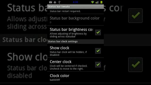 Custom Status Bar Clock Color on BACKside-IHO a Kang of CM7.2 смотреть онлайн