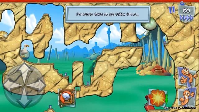Worms 3 android gameplay #2 смотреть онлайн