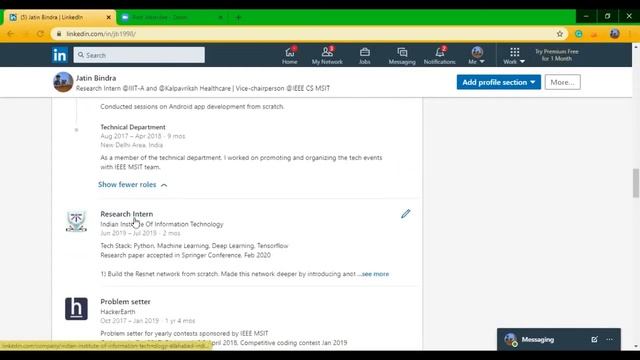 LinkedIn/CV Tricks(Software Developer) | Google/Microsoft/Goibibo and startups