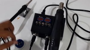 CHEGOU MINHA ESTAÇÃO DE SOLDA E RETRABALHO [ SUMSOUR 8898 ]