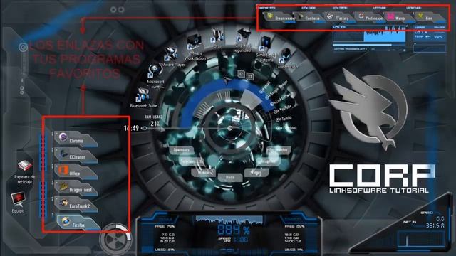 windows 7 y 8 (super personalización futurista) 2013 смотреть онлайн