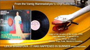 LEILA SHARIPOVA - IT HAS HAPPENED IN SUMMER (ARABIC FOLK SONG)
