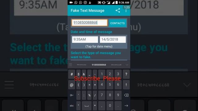 Create Fake Text Messages By Android | मोबाइल से फेक मैसेज बनाए смотреть онлайн