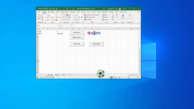 VBA Programming algorithm with ball & Windows API 1 смотреть онлайн