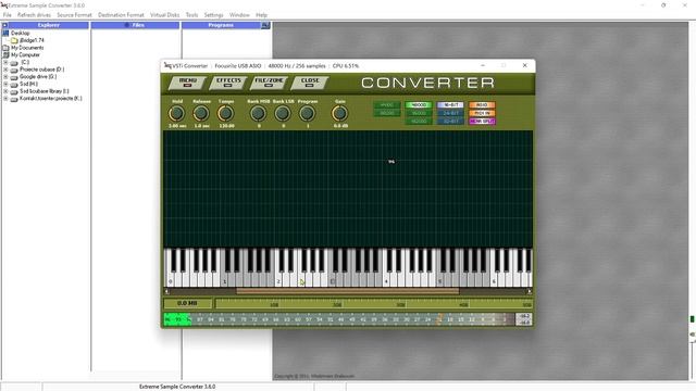 Sampling Extreme sample converter смотреть онлайн