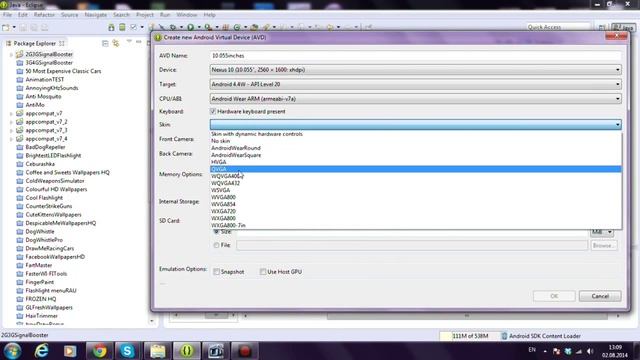 How To create Android Virtual Emulator in Eclipse смотреть онлайн