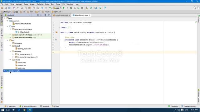 Android Application Development Tutorial for Beginners - #1 | 2017