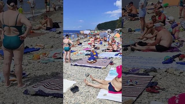 Джубга Чёрное море 31 июля 2024 года вода  +27 на улице +27 вчера +30 отдыхать купаться супер кайф